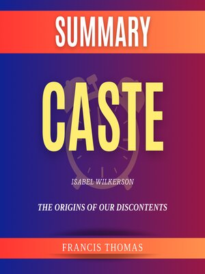 cover image of Summary of Caste by Isabel Wilkerson